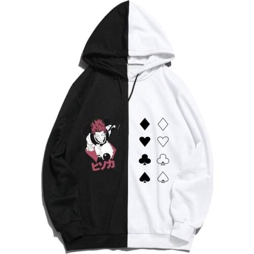 Summer Anime Hunter X Hunter Hisoka Hoodie Print The Sharingan Double Color Hoodies Pullover Sweatshirt Harajuku Thin Clothing