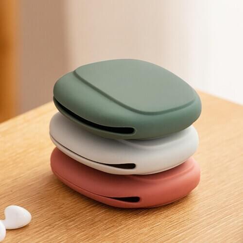 Universal Portable Storage Case Bag For Headphone Accessories Cable Headphone Soft Storage Bag Silicone Protective Cover