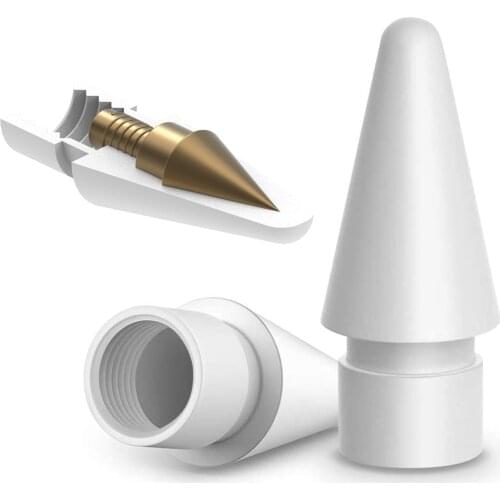 For Apple Pencil Tip Spare Nib Replacement 1st 2nd Generation For Punta Apple Pencil Nib Stylus Pen Tip 4pcs/lot