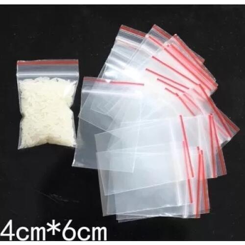 100Pcs Clear Resealable Plastic Zip Lock Bag Small Mini Ziplock Bags 4x6 5x7 6x8 7x10 8x12 9x13 10x15cm