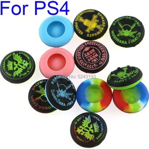 200pcs=50sets One Piece Crown Gamepad Thumb Stick Grip Cap Joystick Cover For Sony PS3 PS4 Playstation Dualshock Xbox One 360