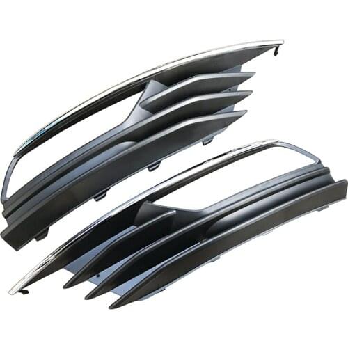 8V5807681A 8V5807682A for Audi A3 Grid of Fog Lamp Shade Under Front Bumper Lamp of Automobile Fog Lamp Frame 8V5 807 682 A