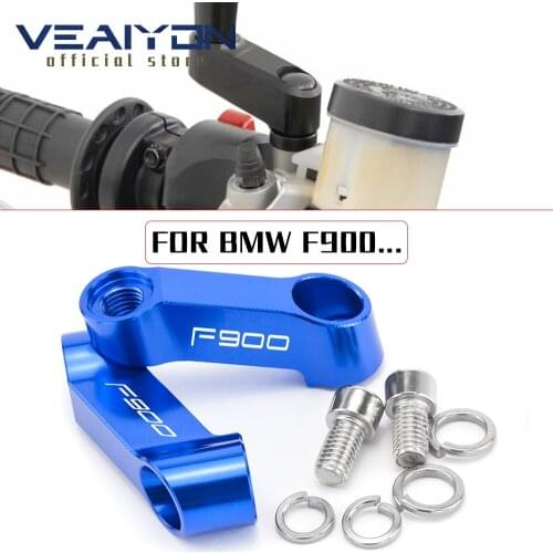 For BMW F900R F 900 R F 900XR F 900 XR Aluminum Motorcycle Mirror Extend Riser Spacers Extension Adapter Motorbike Accessories