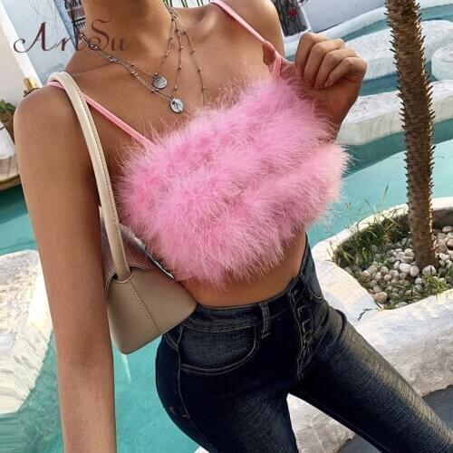 ArtSu Women's Crop Tops