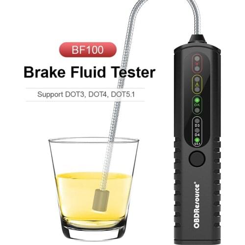 Car Brake Oil Fluid Liquid Tester Pen Brake Oil Tester Tool Universal Detector Car OBD2 Diagnostic Tool For DOT3/DOT4/DOT5.1