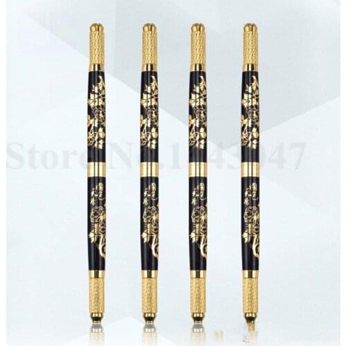 Freeshipping 2Pcs/Lot Newest Design Permanent Makeup 3D Microblading Permanent Makeup Tattoo Hand Manual Pen
