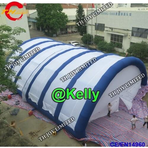Free air shipping giant inflatable tent for sale, outdoor big inflatable tent cover for football field, promotion party tents