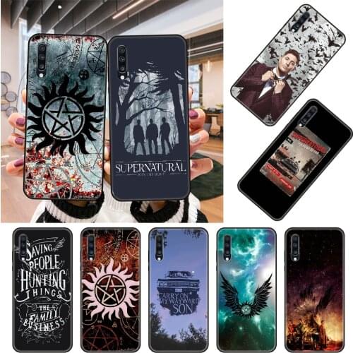 Phone Case For Samsung Galaxy A 50 51 71 70 80 7 5 10 40 20 30 41 21 S E Black Cover Hoesjes Trend Coque Tpu Back Supernatural