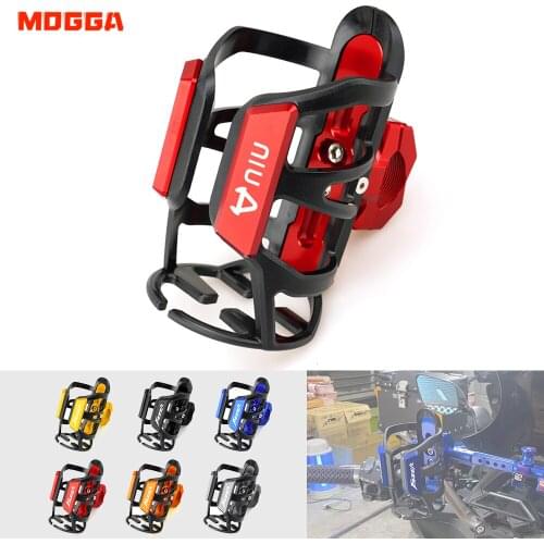 For NIU N1 N1S M1 U1 M+ NGT Aluminum Alloy Beverage Water Bottle Cage Coffee Drink Cup Holder Sdand Mount Motorcycle Accessories