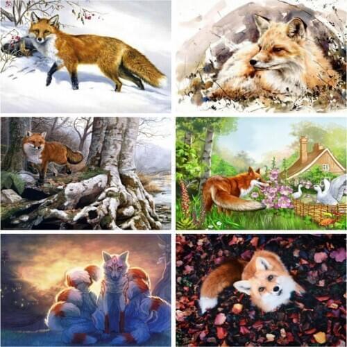 EverShine Diamond Painting Kit Wolf Rhinestones Art Gift Diamond Embroidery Sale Animals Cross Stitch Decoration For Home