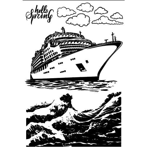 Hot sale ship Transparent Clear Stamps / Silicone Seals Roller Stamp for DIY scrapbooking photo album/Card Making