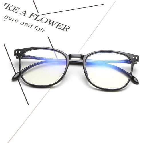 Classic Vintage Square Computer Glasses Frame Women Clear Retro Men Transparent Spectacle Lens Eyeglasses Frame Eye Wear