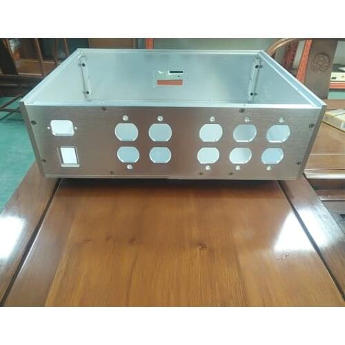 430*150*325MM All-aluminum Power Amplifier Chassis 430 Power Supply Filter Case DIY Audio Shell Multi-purpose Box Amplifier
