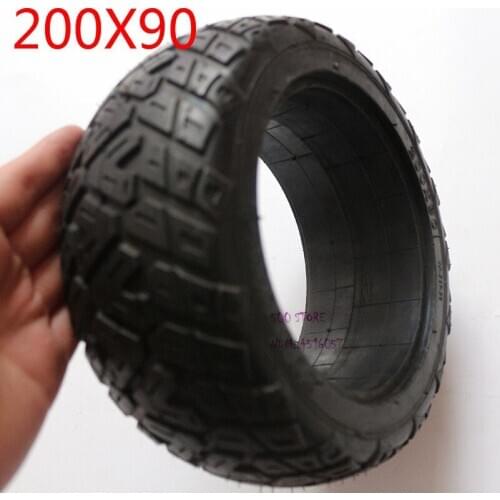 Motorcycle tube tyres 200x90 Solid tire without inner 8 inch fits electric scooter torque car non inflatable solid tire