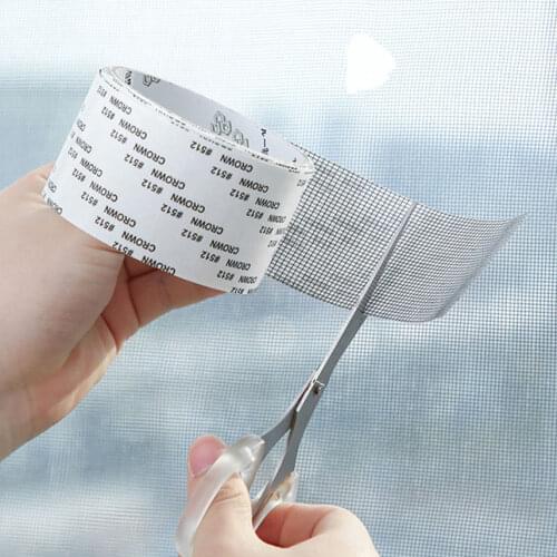 Mosquito Net Window Fly Screen Home Repair Mesh Anti-Mosquito Self-Adhesive Repair Patch Curtains Roller Balcony Blinds
