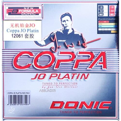 Original Donic Jo Coppa Table Tennis Rubber Pimples In With Ping Pong Sponge Tenis De Mesa