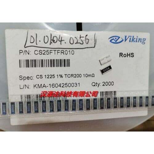 Original new 100% SMD 4-terminal current detection resistor 1225 0.01R 2W 1% CS25FTFR010 reverse pole 10mR (Inductor)