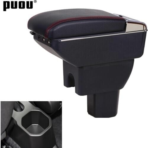 For Suzuki Ignis 2016 - 2018 Dual Layer central Store content products interior Armrest Storage box