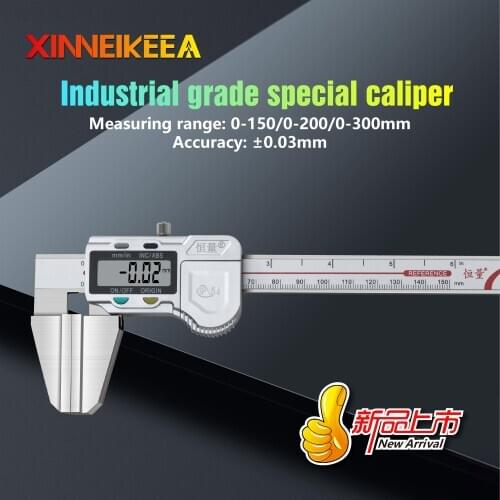 Wide Measuring Surface Duckbill Type Digital Display Caliper High-Precision Calipers Stainless Steel Calipers 0-150mm 0-200mm