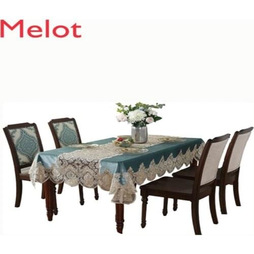 Table Fabric Lace Rectangle Home Chinese Dining Table Cover Fabric Cushion Chair Cover