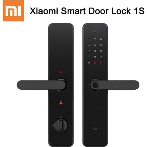 Xiaomi Mijia Smart Door Lock 1S Fingerprint / Password / NFC / Bluethooth Unlock Remote Alarm Works With HomeKit & Mi Home App
