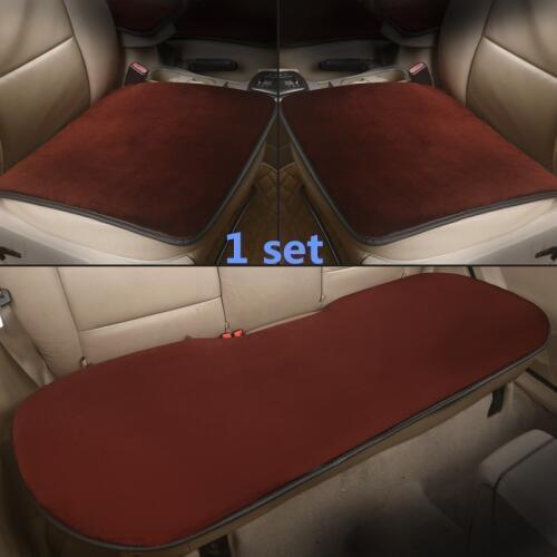 3PCS/Set Universal Comfortable Square Soft Cotton Car Seat Cushion Front Back Seat Covers Auto Chair Pad Mat Car Supplies