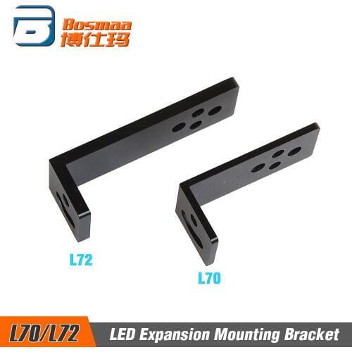 BOSMAA L70/L72 Universal Motorcycle Headlight LED Expansion Mounting Bracket Spotlight Holder Clamp For Harley-Davidson Ect