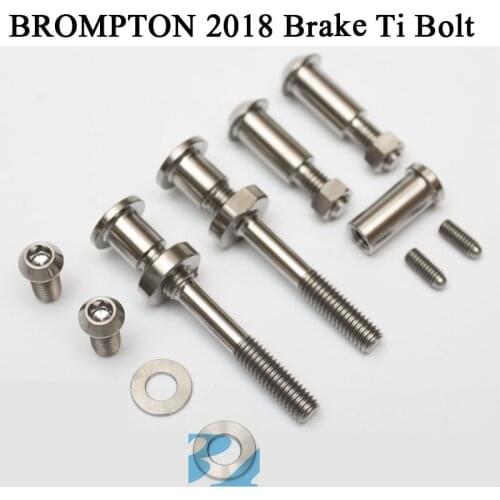 Bicycle bolt for Brompton 2018 2019 2020 Brake Titanium Bolt Titanium Alloy Full Set Screws Nuts