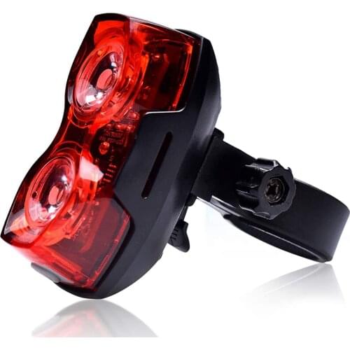 Bike Taillights Bright 100 Lumens Bicycle Battery LED Rear Light Easy to Install Road MTB Cycling Safety Flashlight Accessories