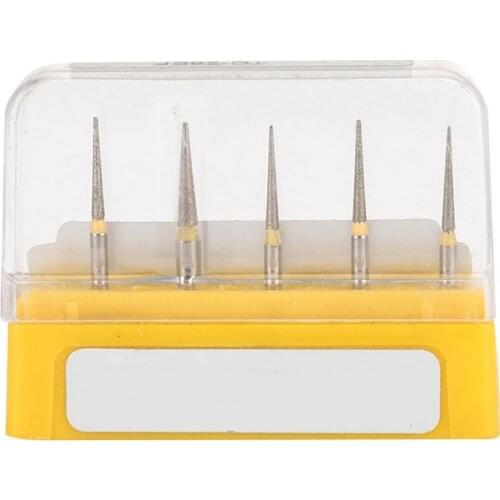 30pcs Dental Diamond Bur FG1.6mm High Speed Burs for Polishing Teeth Polishers Extra Fine