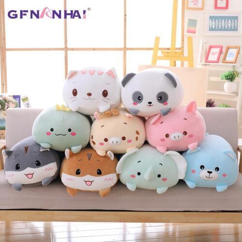 1pc 20CM Cute Mini Hamster Panda Elephant Plush Toys kawaii Stuffed Dolls Animal Pillow Children Kids Cartoon Birthday Gifts