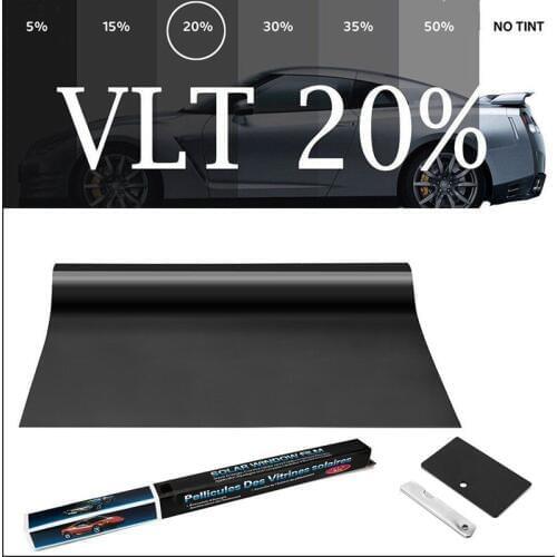 50cmX300cm IR90% VLT20% Sun shade heat reduction window tinting solar film Nano ceramic film