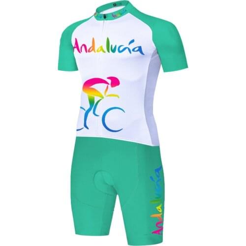 Andalucia Laser Cut One piece skinsuit Tenue Cyclisme Homme Ropa Equipamento Tricota Hombre Jersey Ciclismo Ciclismo Masculino