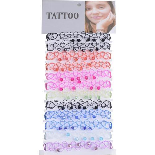 JUCHAO Boho Bracelets for Women Crystal Beads Stretch Tattoo Fish Line Charm Bracelet Female Jewelry