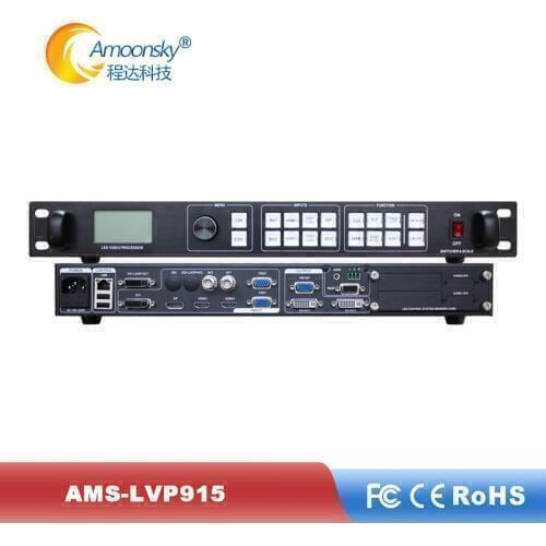 Brazil full color screen controller LVP915 support 2pc msd300 sending card for Tocantins p5 p8 p10 p12 outdoor video wall