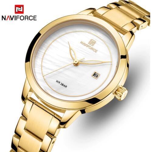 NAVIFORCE Woman Watches Top Brand Luxury Watch Women Waterproof Quartz Womens Wristwatch Ladies Watches Clock Relogio Feminino