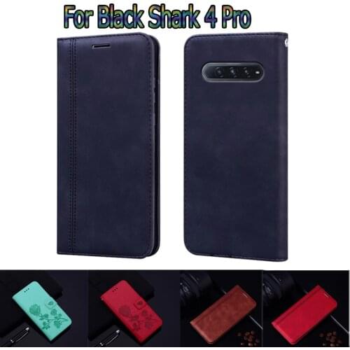 Cover For Black Shark 4 Pro Case Flip Stand Wallet Leather Funda Book For Black Shark4 Pro Case Phone Protective Shell Etui Capa