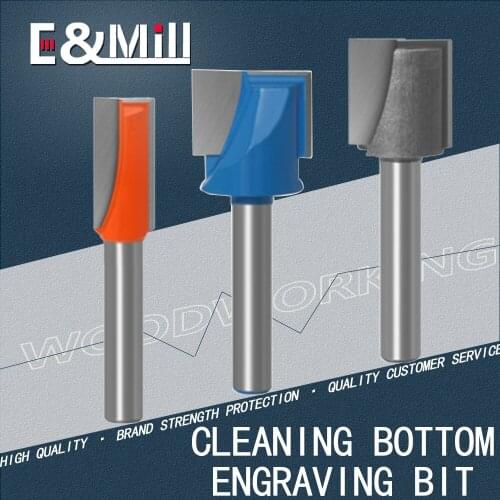 Woodworking Slotting Knife Trimming Machine Engraving Machine Tool Head Milling Cutter Clearing bottom cleaning tool Edge cutter