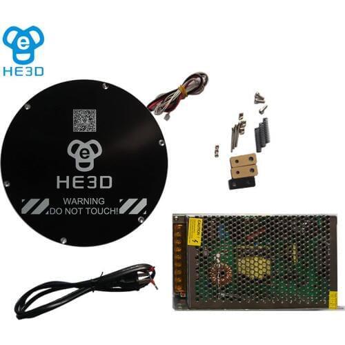 HE3D 3D printer part K200 upgraded to heat bed set kit