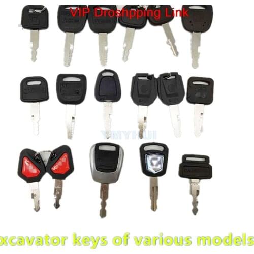 For Sany Excavator Accessories Ignition Switch Key Ignition Key Universal Excavator Key High Quality Excavator Accessories