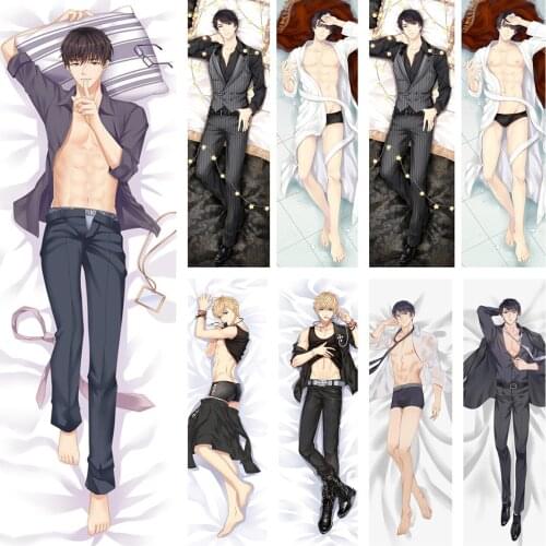 Gobsk 2020-May update Anime Mr Love: Queens Choice ZEN SIMON otaku Man Dakimakura Pillow case Hugging Body Pillow Cover Case