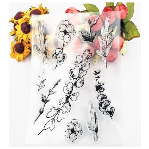 Hot selling Fantasy flower alphabet transparent clear stamp / silicone seal roller stamp DIY scrapbook album / card production