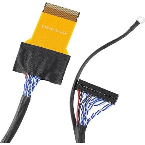 FFC FPC LVDS Cable 2 ch 8-bit 51 pins 51pin dual 8 cable flexible flat cable For LED panel 550mm Universal HD LCD LED 2 Models