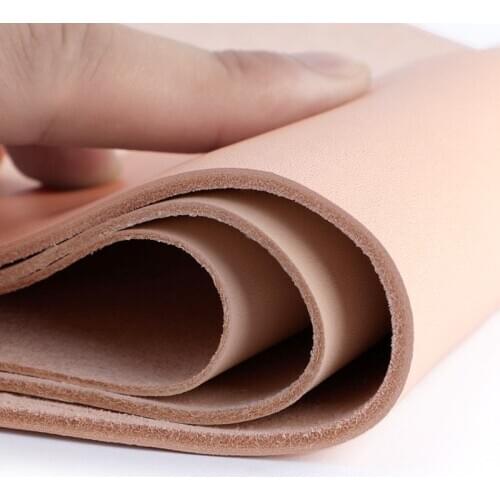 Grain Leather Tan 2mm Thick for Belt Wallets Bag Natural Material Sofa Vegetable Tanned Cowhide Hides and Skins Rule Rectangle