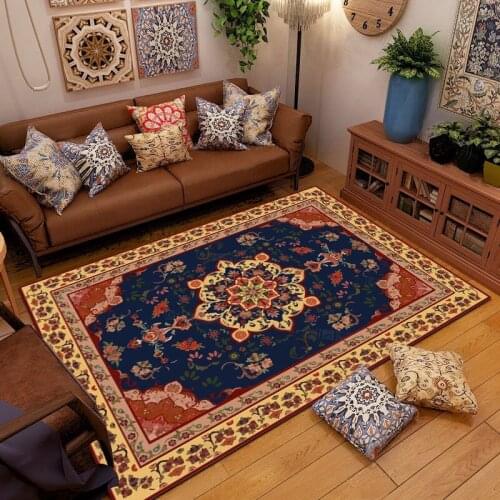 Big Area Rugs Mandala Bedroom Rugs Carpets for Living Room Bohemia Geometric Kids Non-slip Parlor Tatami Beside Table Floor Mats