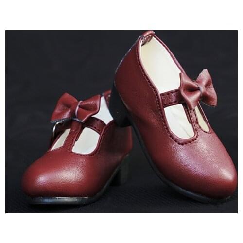 1/4 1/3 scale BJD Bow leather shoes boots for BJD MSD SD13 doll accessories,Not included doll and other accessories A0595