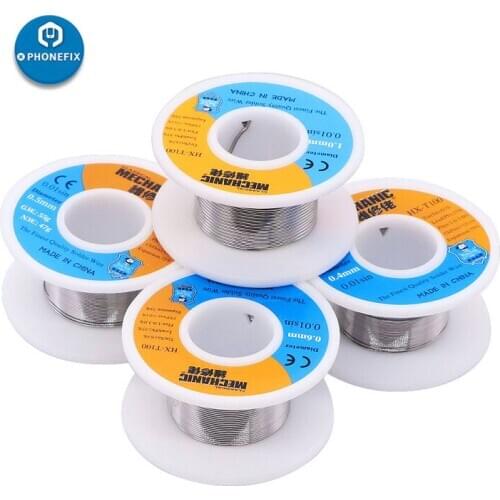 MECHANIC Rosin Core Solder Wire 55g Sn63% Pb37% 0.3/0.4/0.5/0.6/0.8mm Low Melting Point Welding Tin Wire Welding Tools