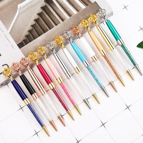 Cute Pens Crown Ballpoint Pen Metal Pen Gift Pen Metal Pen Cool Pens for School Ballpoint Pen Luxury Cute Pens