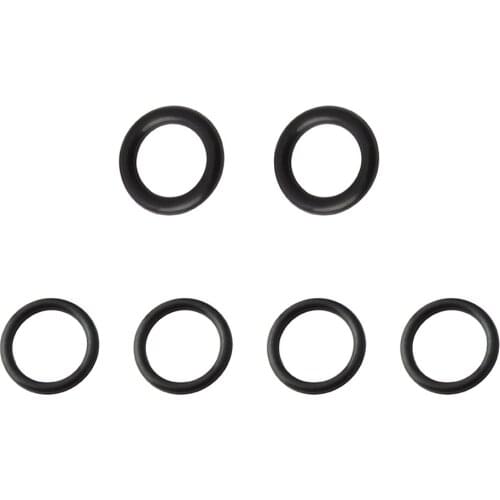 6 Pieces Nitrile Bicycle Brake Bolts Spacer Mountain Bike Sealing O-ring Road Bike Parts Washers Gasket Cycling Accessories