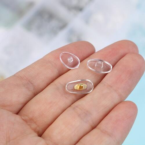 300Pcs Nose Pads For Eyeglass Silicone Nose Pads Anti Slip 15 Styles Glasses Repair Accessories Tool